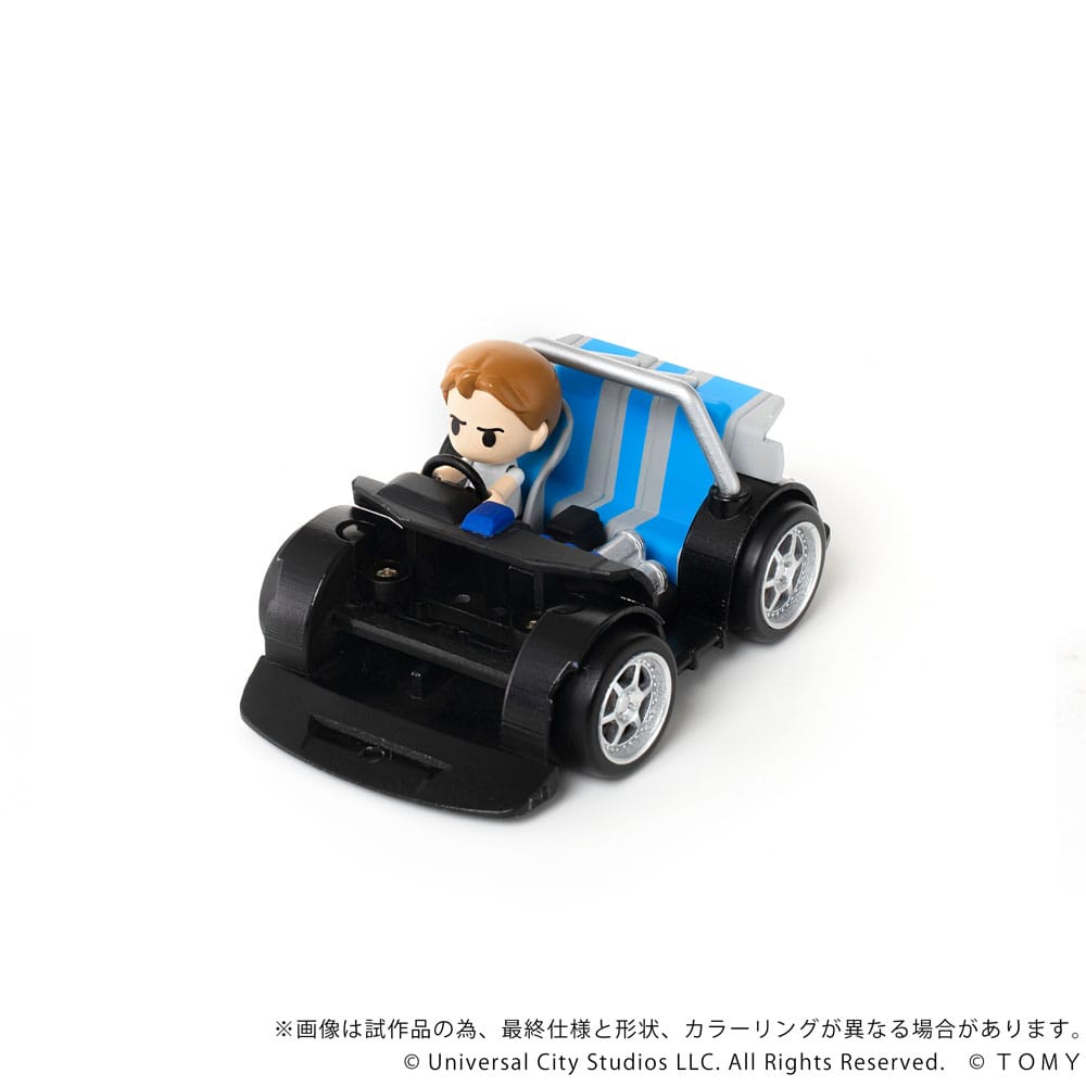 SU ORDINAZIONE Fast & Furious Q-Village Vehicle with mini-figure Nissan Skyline GT-R (R34) 9 cm