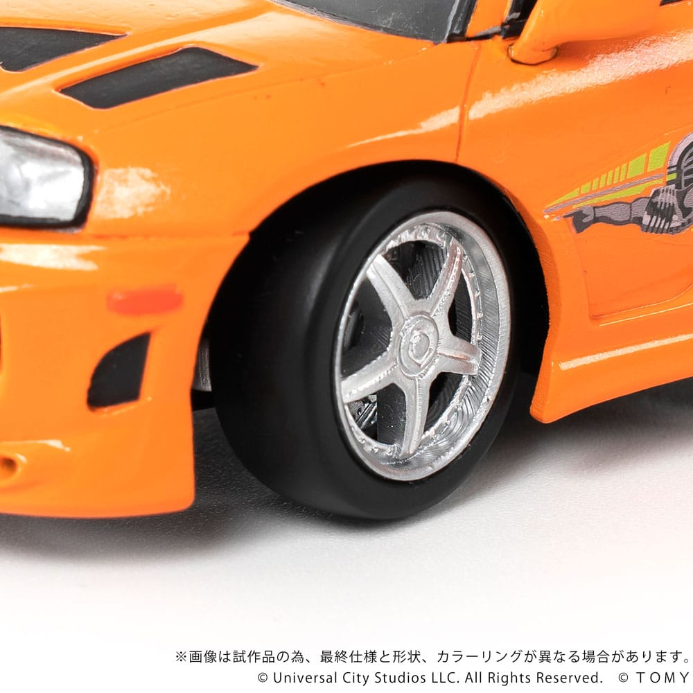 SU ORDINAZIONE Fast & Furious Q-Village Vehicle with mini-figure Toyota Supra JZA80 9 cm