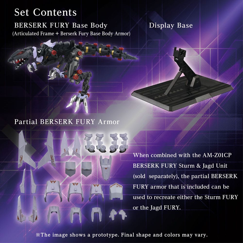 SU ORDINAZIONE Zoids Plastic Model Kit AM-Z01EX Berserk Fury (Elementary Body)