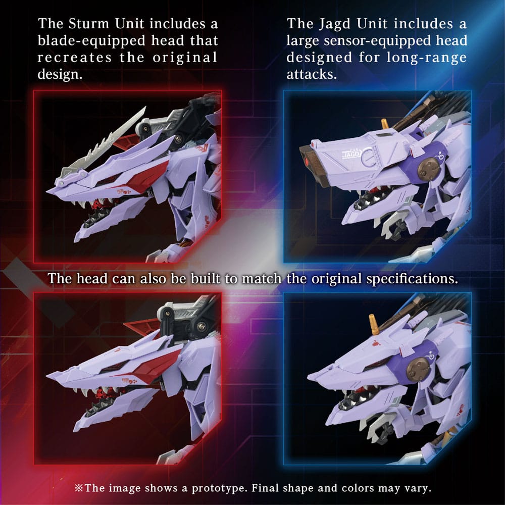 SU ORDINAZIONE Zoids Model Kit Accesoory Set AM-Z01CP Berserk Fury Sturm & Jagd Unit
