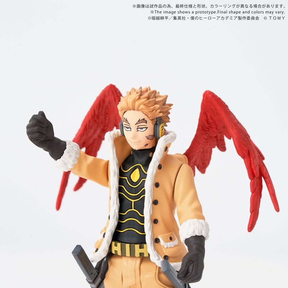 SU ORDINAZIONE My Hero Academia Collekazaro Action Figure CK-M08 Hawks 10 cm