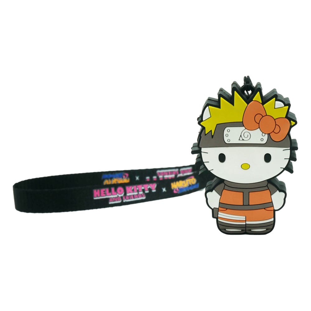 MADE TO ORDER Naruto Shipudden x Hello Kitty PVC Keychain Hello Kitty Naruto