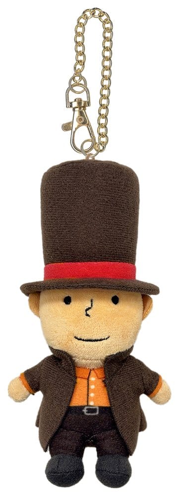 🧪 LAB | PREORDINE+ 01/2027 Professor Layton and the New World of Steam Plush Keychain Metal 16 cm