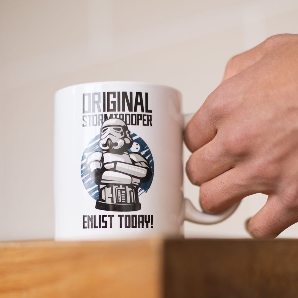 🧪 LAB | SU ORDINAZIONE Original Stormtrooper Mug Enlist Today White