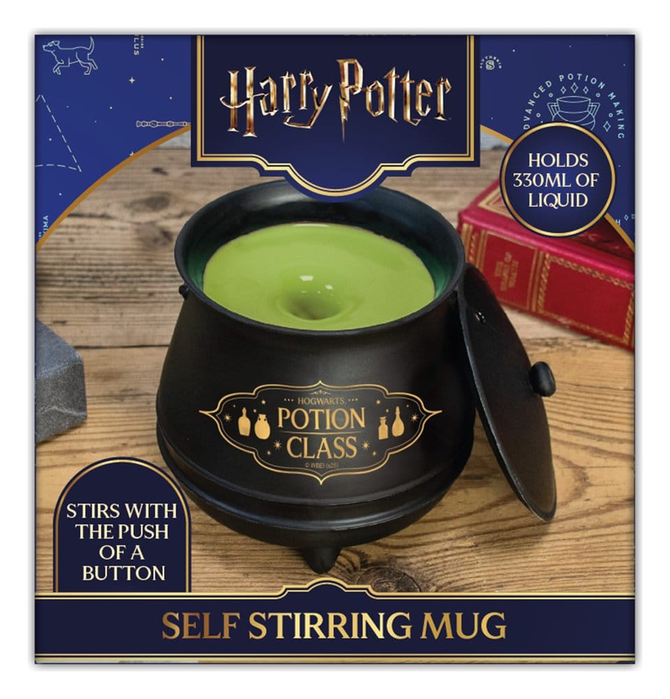 🧪 LAB | SU ORDINAZIONE Harry Potter Mug Self-Stirring Cauldron with Lid Magical Locations