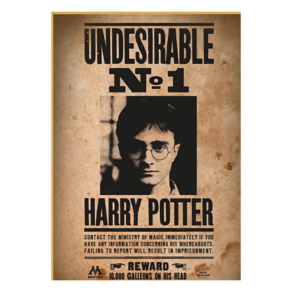 AUF BESTELLUNG HERGESTELLT Harry Potter Puzzle Wanted No1 Harry Potter (50 Teile)