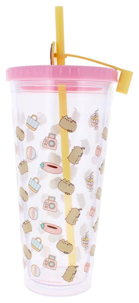 🧪 LAB | SU ORDINAZIONE Pusheen Tumbler with Straw 700 ml