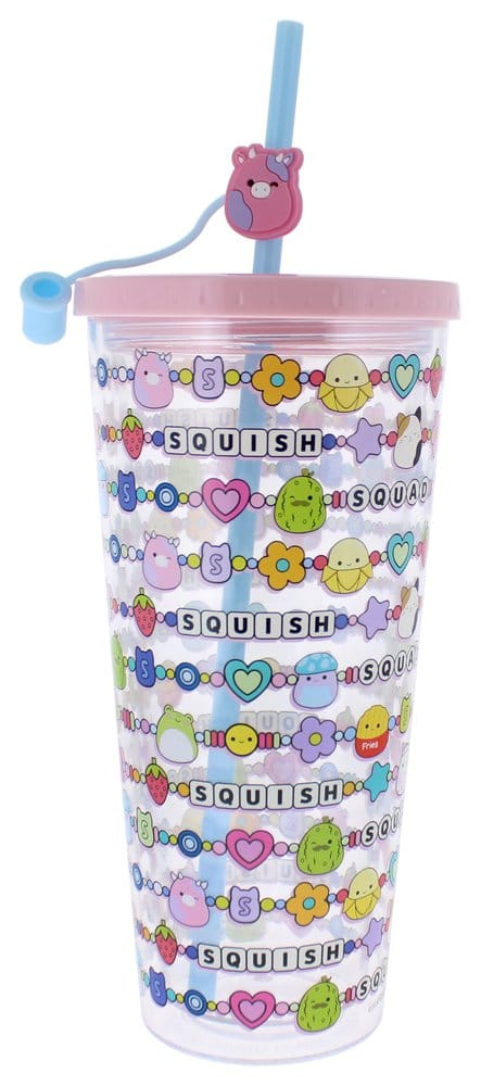🧪 LAB | SU ORDINAZIONE Squishmallows Tumbler with Straw Squish Squad 700 ml