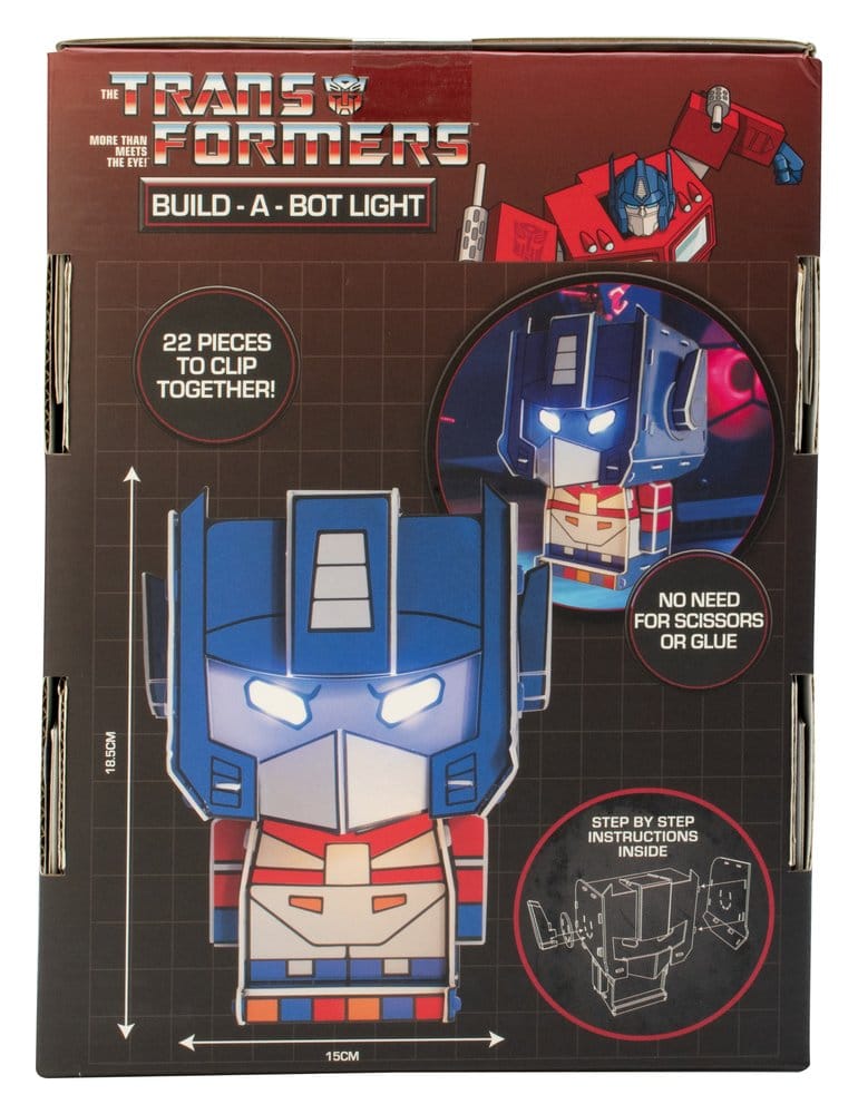 🧪 LAB | SU ORDINAZIONE Transformers Buildable Lamp Optimus Prime