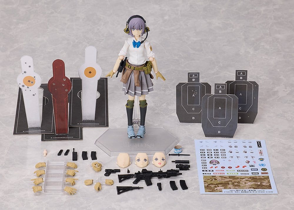 PREORDINE+ 07/2027 Little Armory figma Action Figure Miyo Asato: Summer Uniform ver. 1.5 13 cm