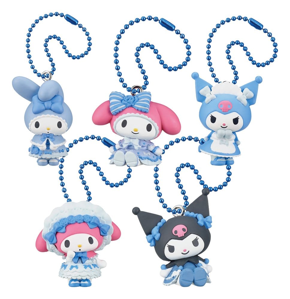 🧪 LAB | PREORDINE+ ??/???? Sanrio Twinchees Mini Figures My Melody x Kuromi Sweet Lolita 5 cm Blind Pack Display (24)