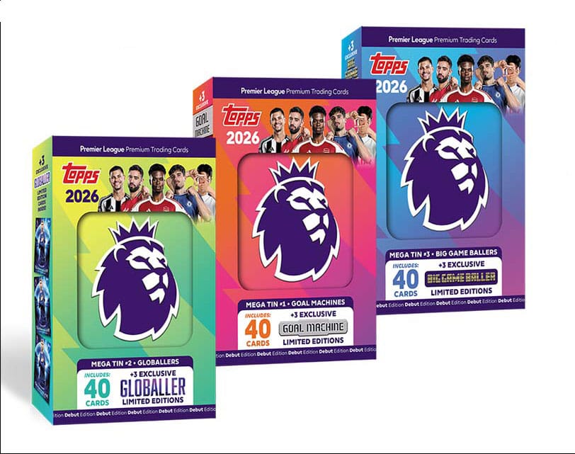 SU ORDINAZIONE Premier League 2025/26 Trading Cards Mega Tin