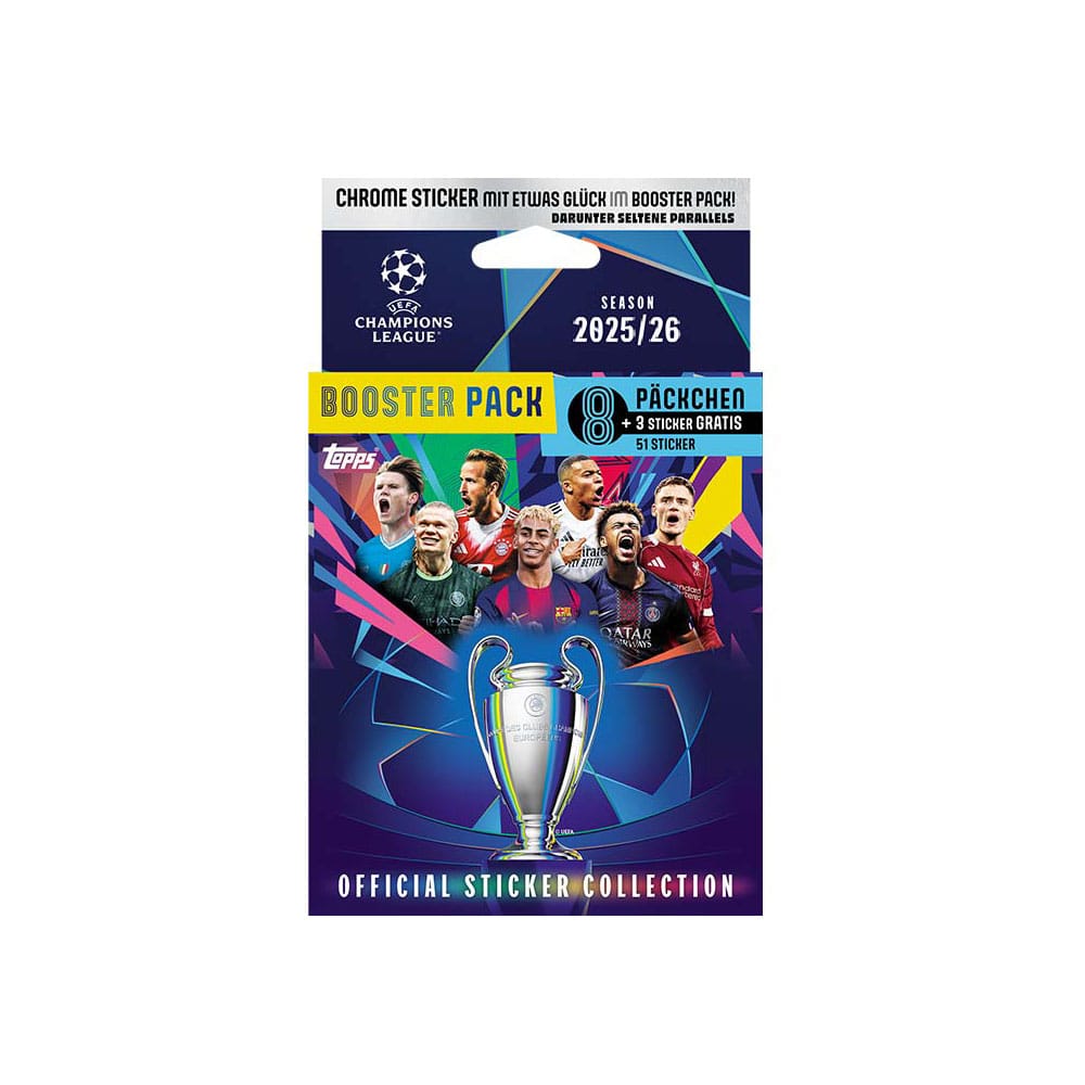 SU ORDINAZIONE UEFA Champions League 2025/26 Sticker Collection Eco Pack