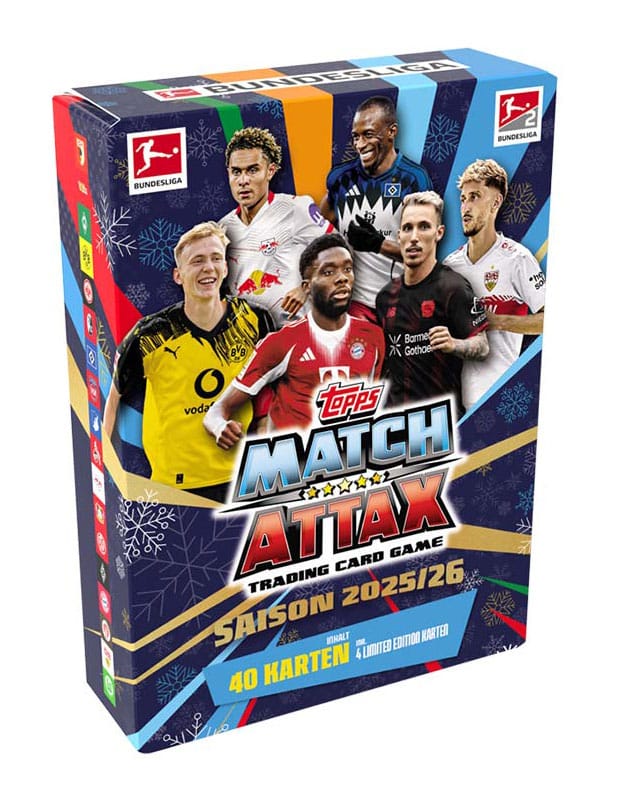 SU ORDINAZIONE Bundesliga Match Attax Trading Cards 2025/26 Special Tin