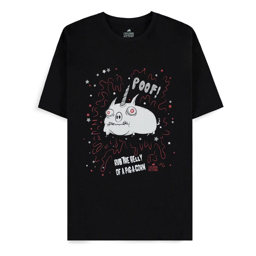SU ORDINAZIONE Exploding Kittens T-Shirt POOF! Size M ESAURITO