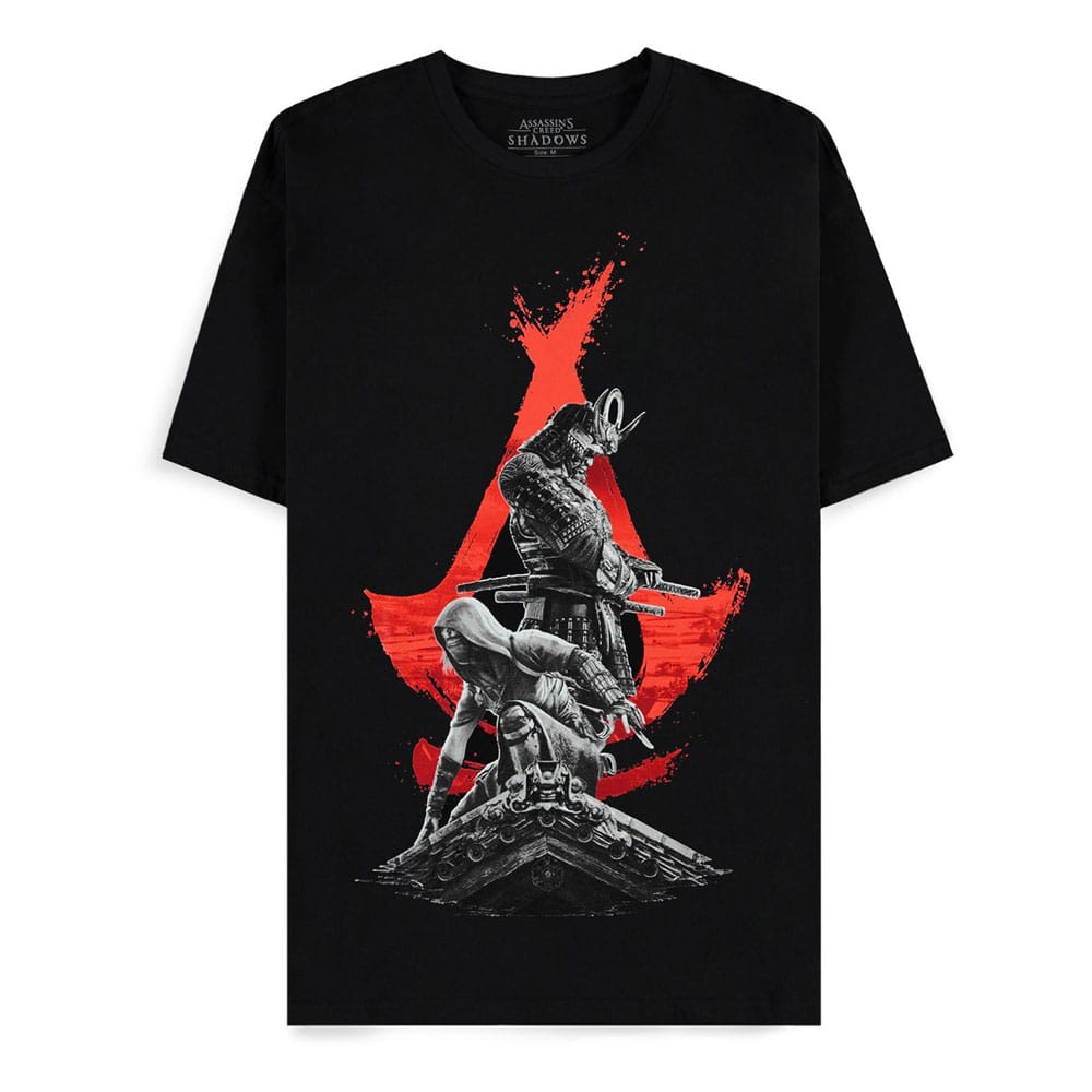 SU ORDINAZIONE Assassin´s Creed Shadows T-Shirt Shadows from above Size M ESAURITO