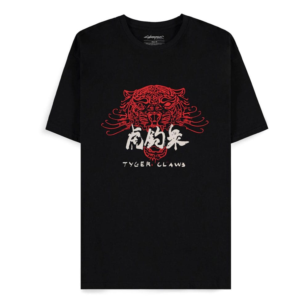 SU ORDINAZIONE Cyberpunk 2077 T-Shirt Tiger Claws Size L