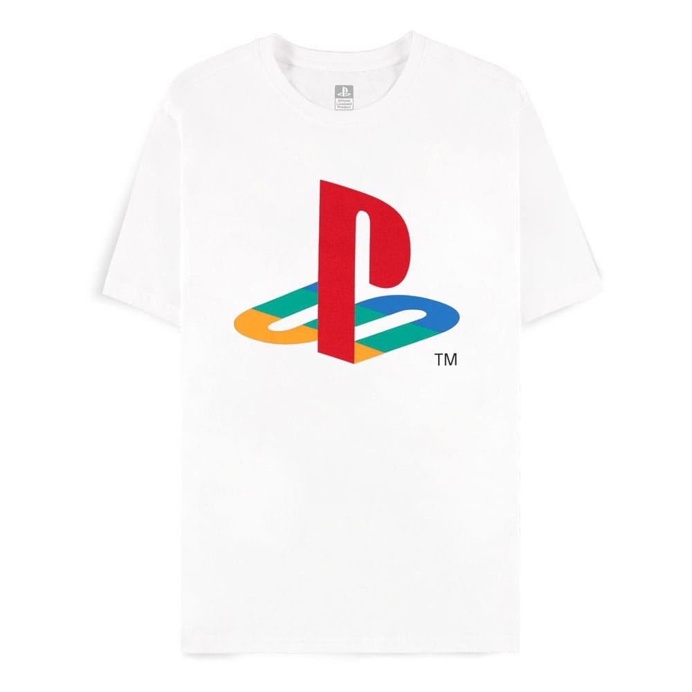 SU ORDINAZIONE PlayStation T-Shirt Logo White Size M