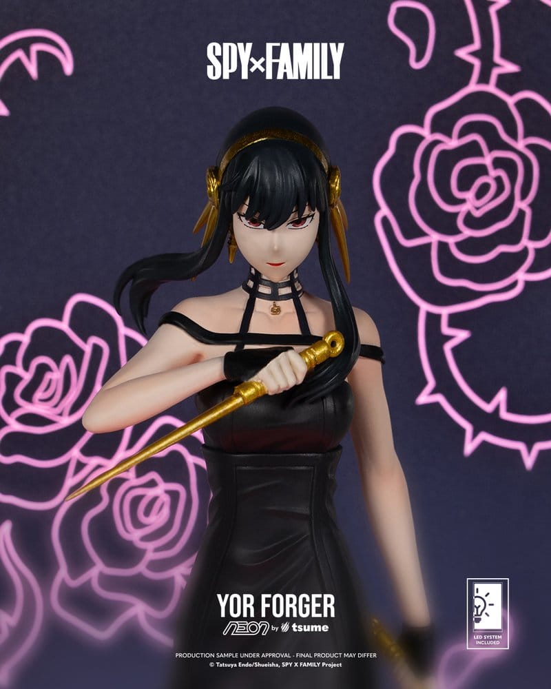 PREORDINE+ 01/2027 Spy x Family Neon Figure 1/9 Yor Forger 20 cm