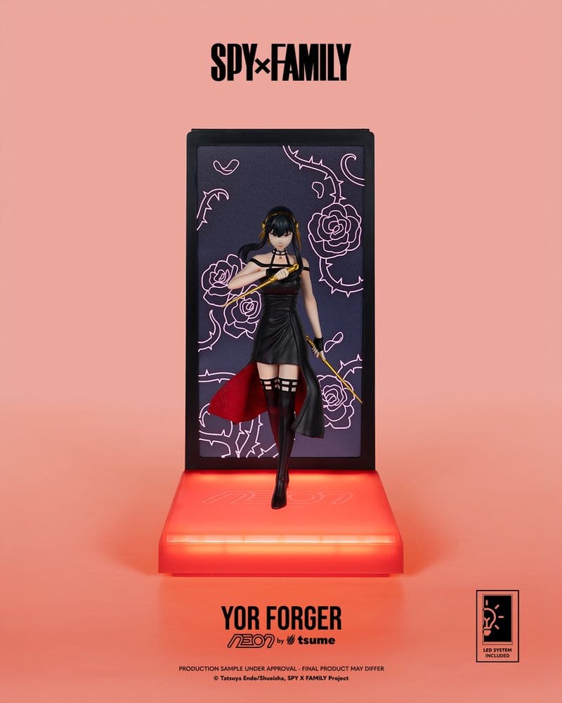 PREORDINE+ 01/2027 Spy x Family Neon Figure 1/9 Yor Forger 20 cm