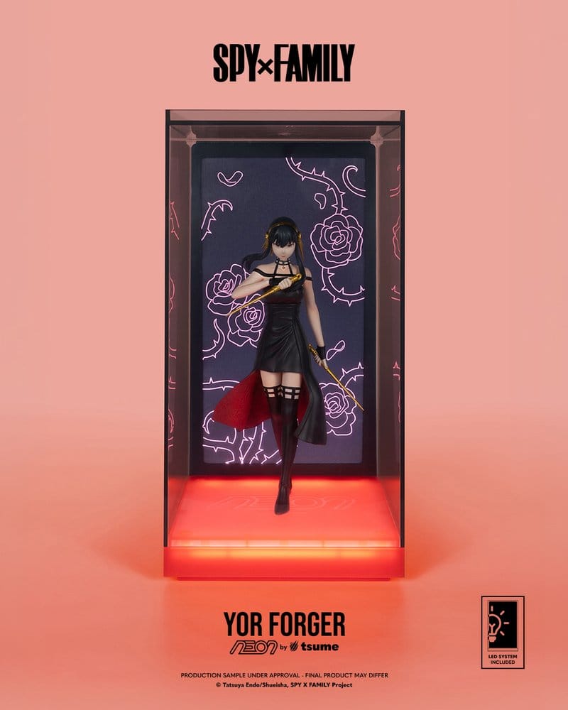 PREORDINE+ 01/2027 Spy x Family Neon Figure 1/9 Yor Forger 20 cm