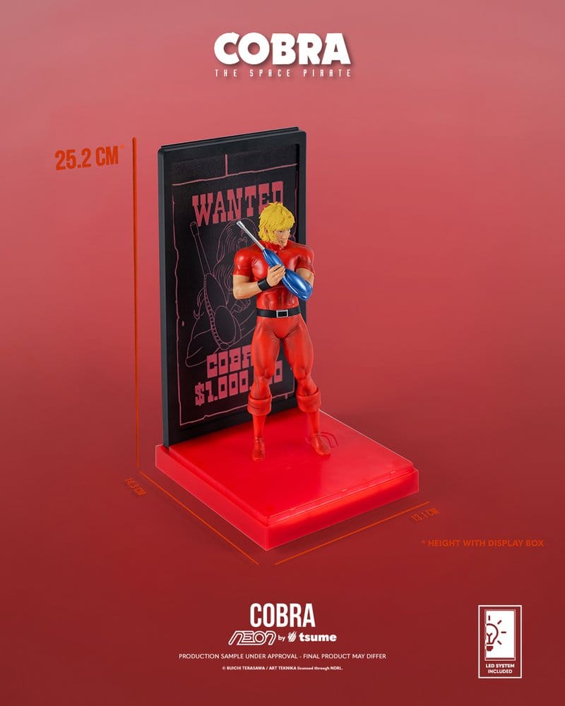 PREORDINE+ 01/2027 Cobra Neon Figure 1/9 Cobra The Space Pirate 20 cm