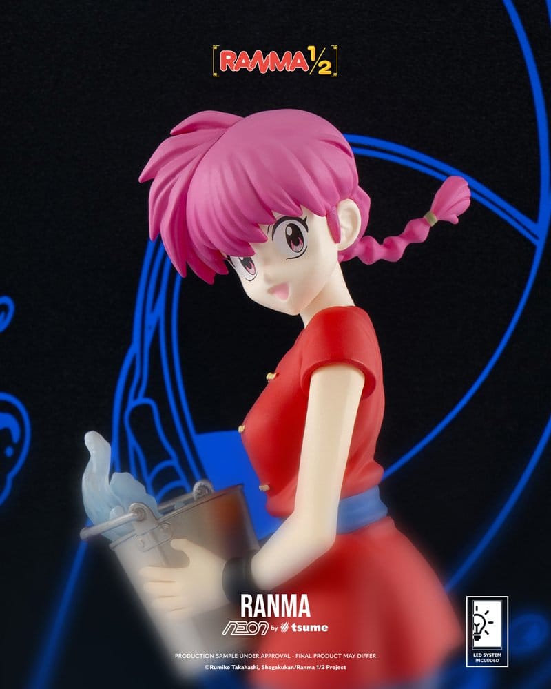 PREORDINE+ 01/2027 Ranma Neon Figure 1/9 Ranma Saotome Girl 20 cm