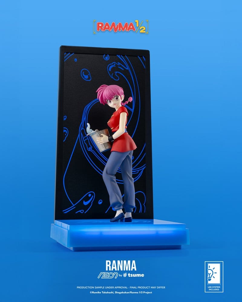 PREORDINE+ 01/2027 Ranma Neon Figure 1/9 Ranma Saotome Girl 20 cm