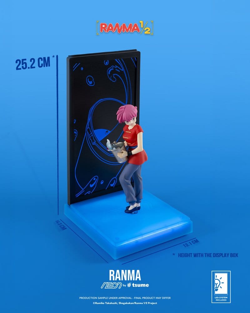 PREORDINE+ 01/2027 Ranma Neon Figure 1/9 Ranma Saotome Girl 20 cm
