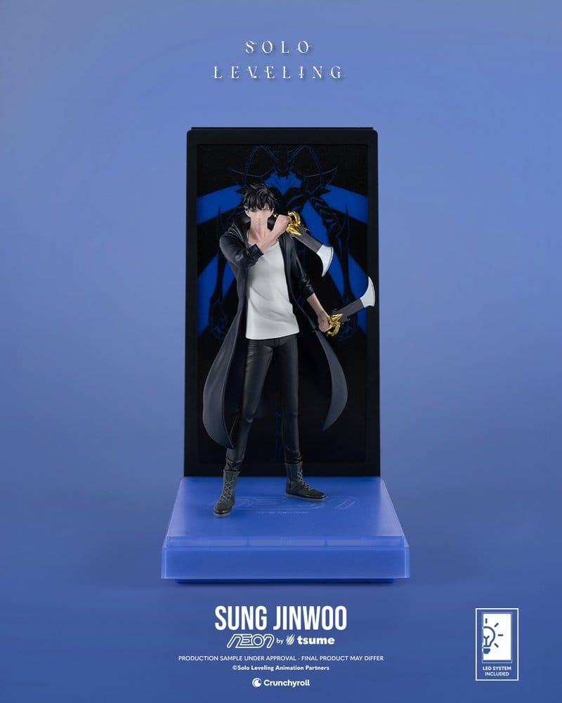 PREORDINE+ 01/2027 Solo Leveling Neon Figure 1/9 Sung Jinwoo 20 cm