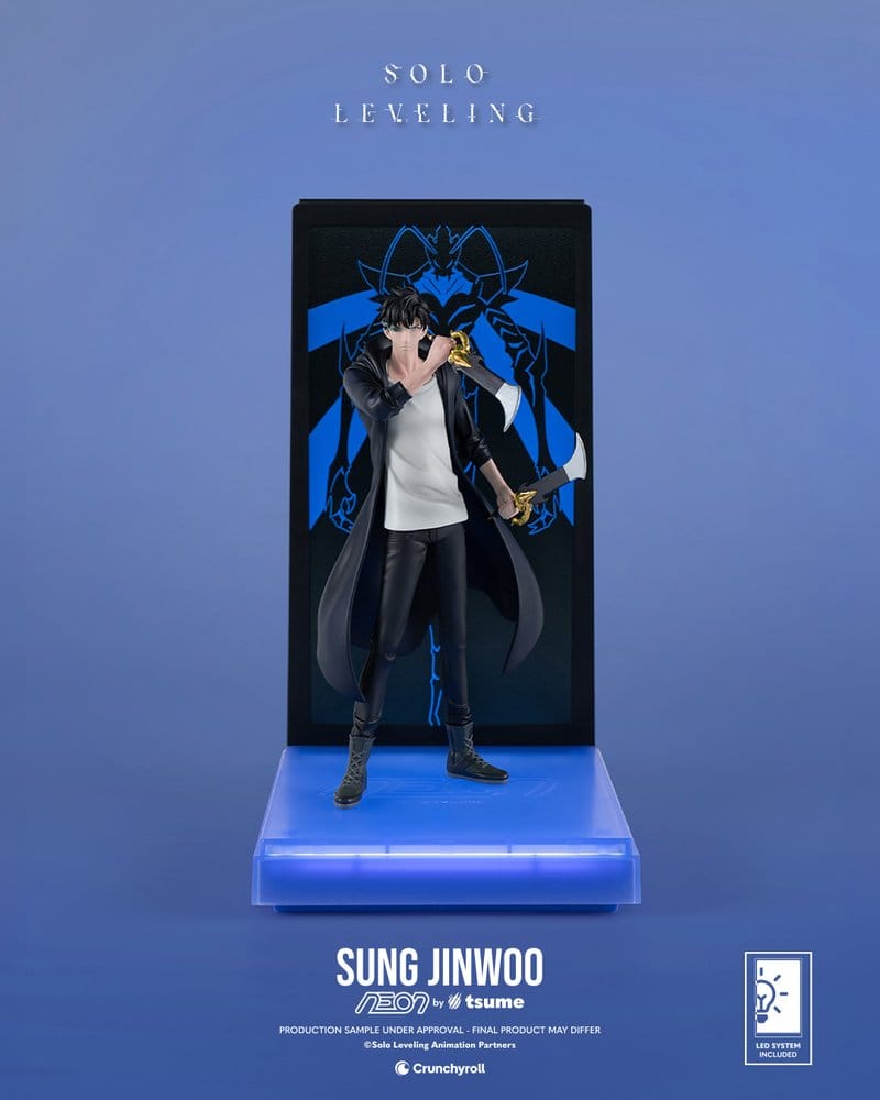 PREORDINE+ 01/2027 Solo Leveling Neon Figure 1/9 Sung Jinwoo 20 cm