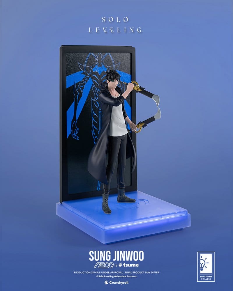 PREORDINE+ 01/2027 Solo Leveling Neon Figure 1/9 Sung Jinwoo 20 cm