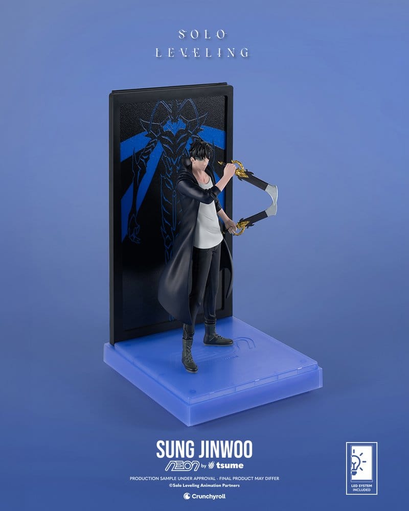 PREORDINE+ 01/2027 Solo Leveling Neon Figure 1/9 Sung Jinwoo 20 cm