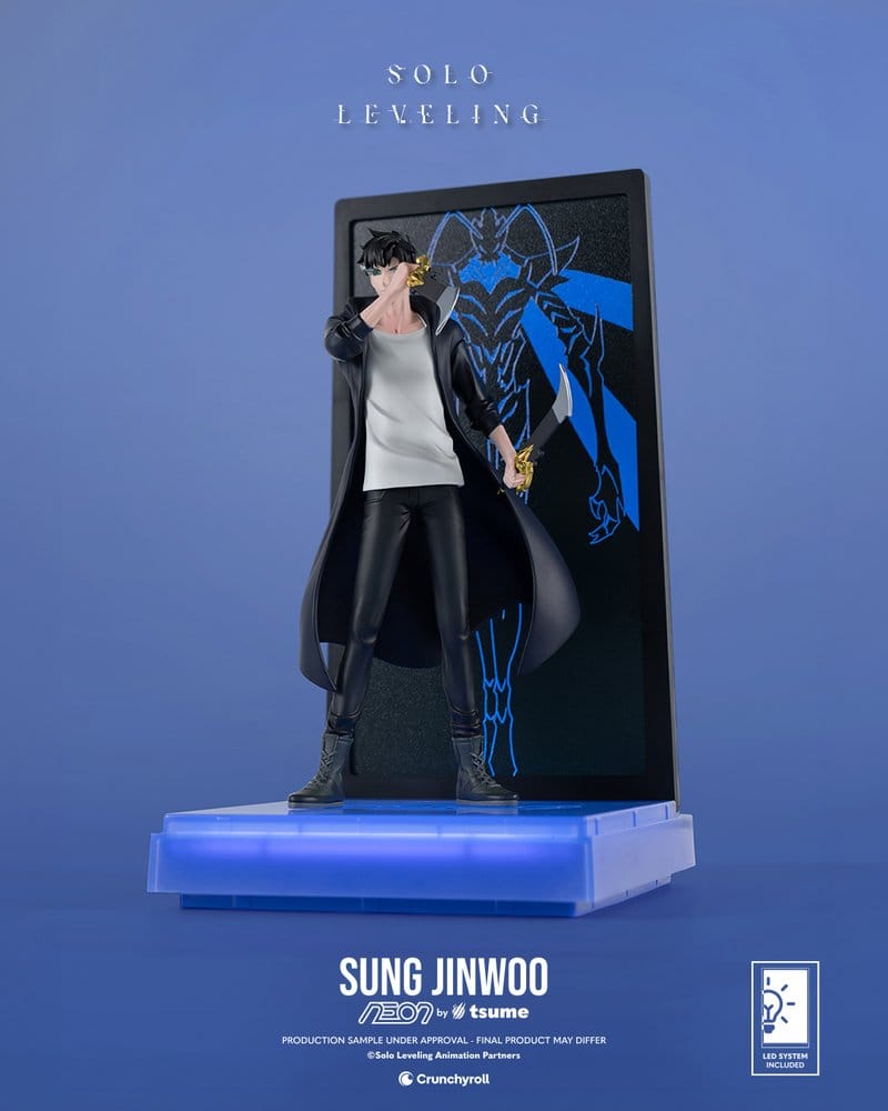 PREORDINE+ 01/2027 Solo Leveling Neon Figure 1/9 Sung Jinwoo 20 cm