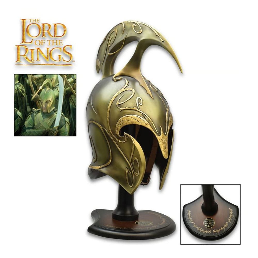 SU ORDINAZIONE LOTR Replica 1/1 Elven Kit War Helm High Elven Limited Edition