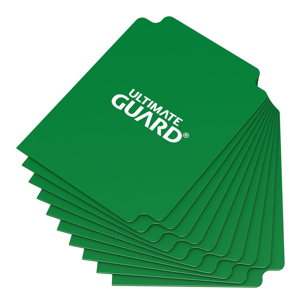 SU ORDINAZIONE Ultimate Guard Card Dividers Standard Size (10) - Green