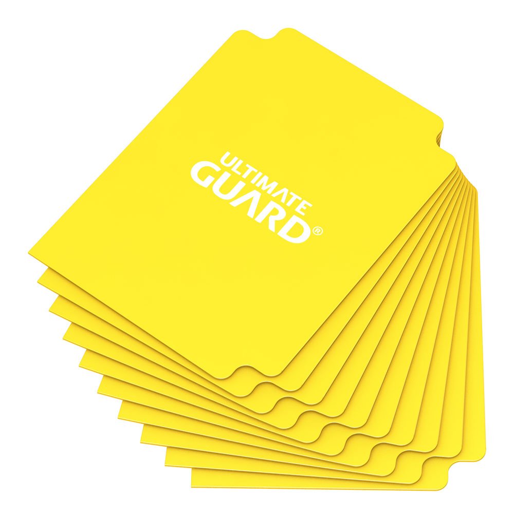 SU ORDINAZIONE Ultimate Guard Card Dividers Standard Size (10) - Yellow