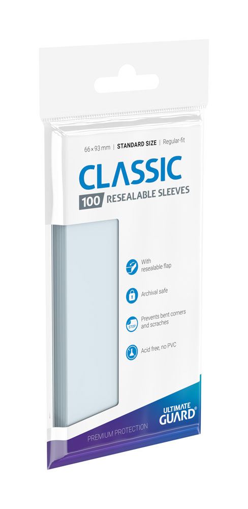 SU ORDINAZIONE Ultimate Guard Classic Sleeves Standard Size (100) - Resealable
