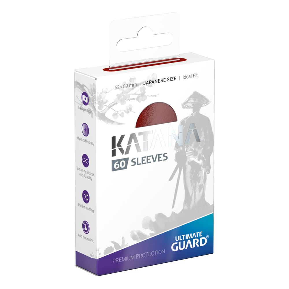 MADE TO ORDER Ultimate Guard Katana Sleeves Japanese Size (60) - Red