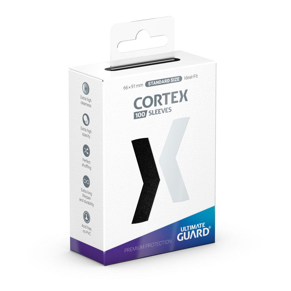 SU ORDINAZIONE Ultimate Guard Cortex Sleeves Standard Size (100) - Black