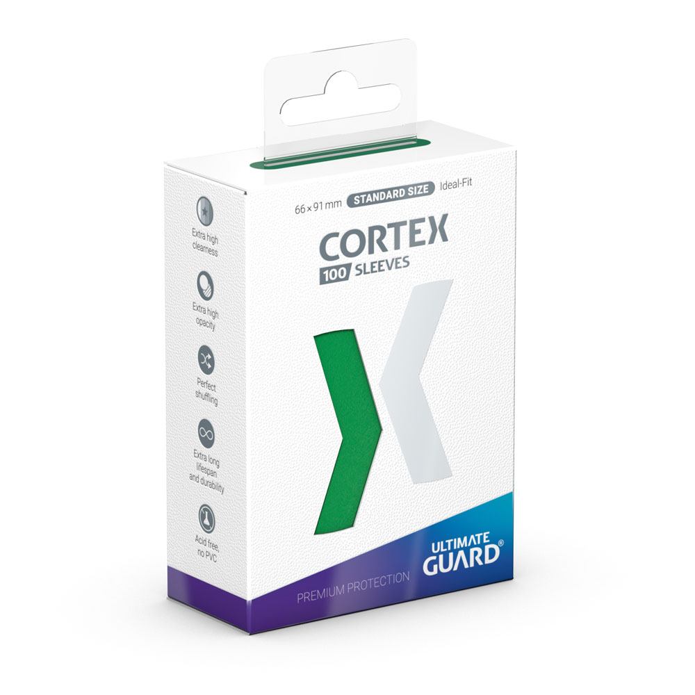 SU ORDINAZIONE Ultimate Guard Cortex Sleeves Standard Size (100) - Green