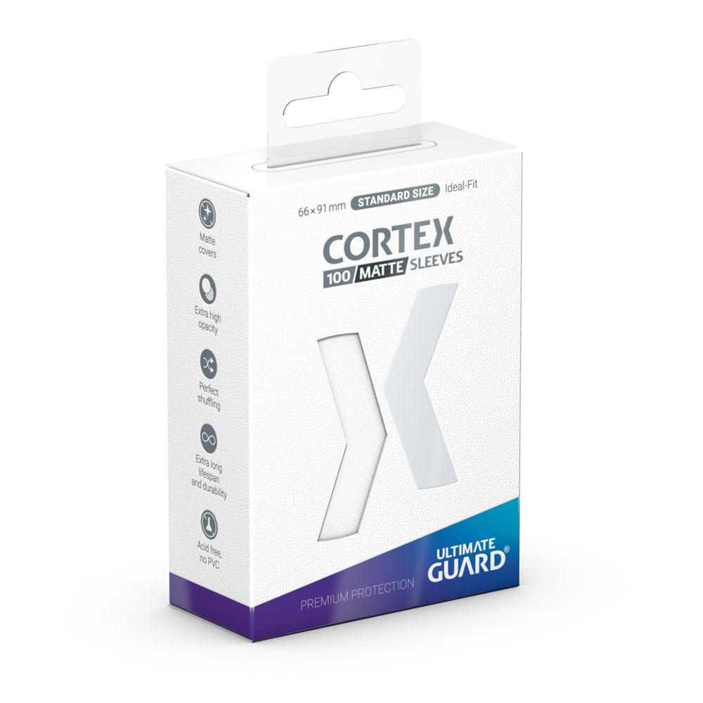 SU ORDINAZIONE Ultimate Guard Cortex Sleeves Matte Standard Size (100) - White