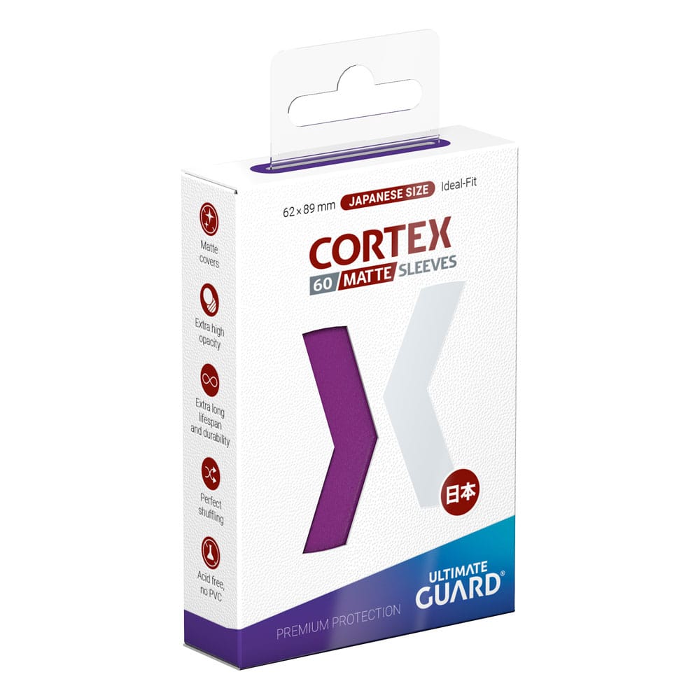 SU ORDINAZIONE Ultimate Guard Cortex Sleeves Matte Japanese Size (60) - Purple