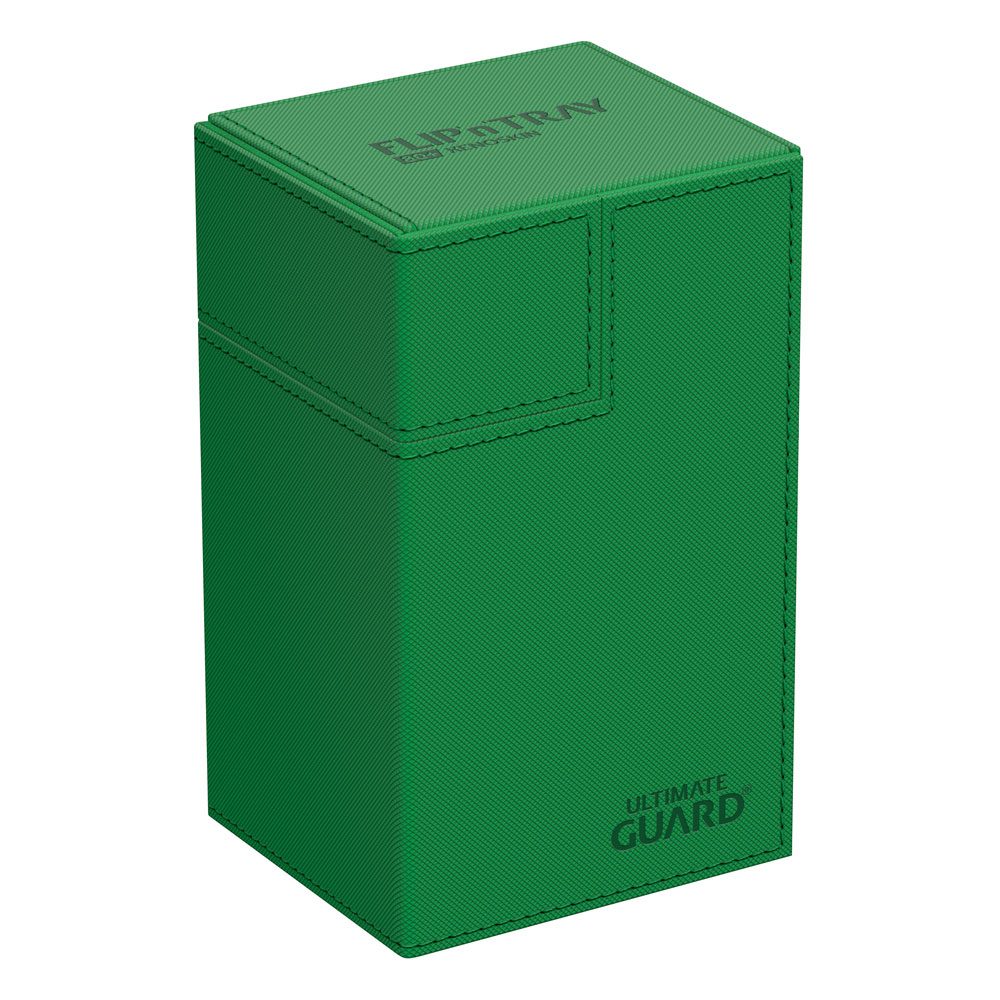 SU ORDINAZIONE Ultimate Guard Flip'n'Tray 80+ Xenoskin - Green *PREZZO SPECIALE*