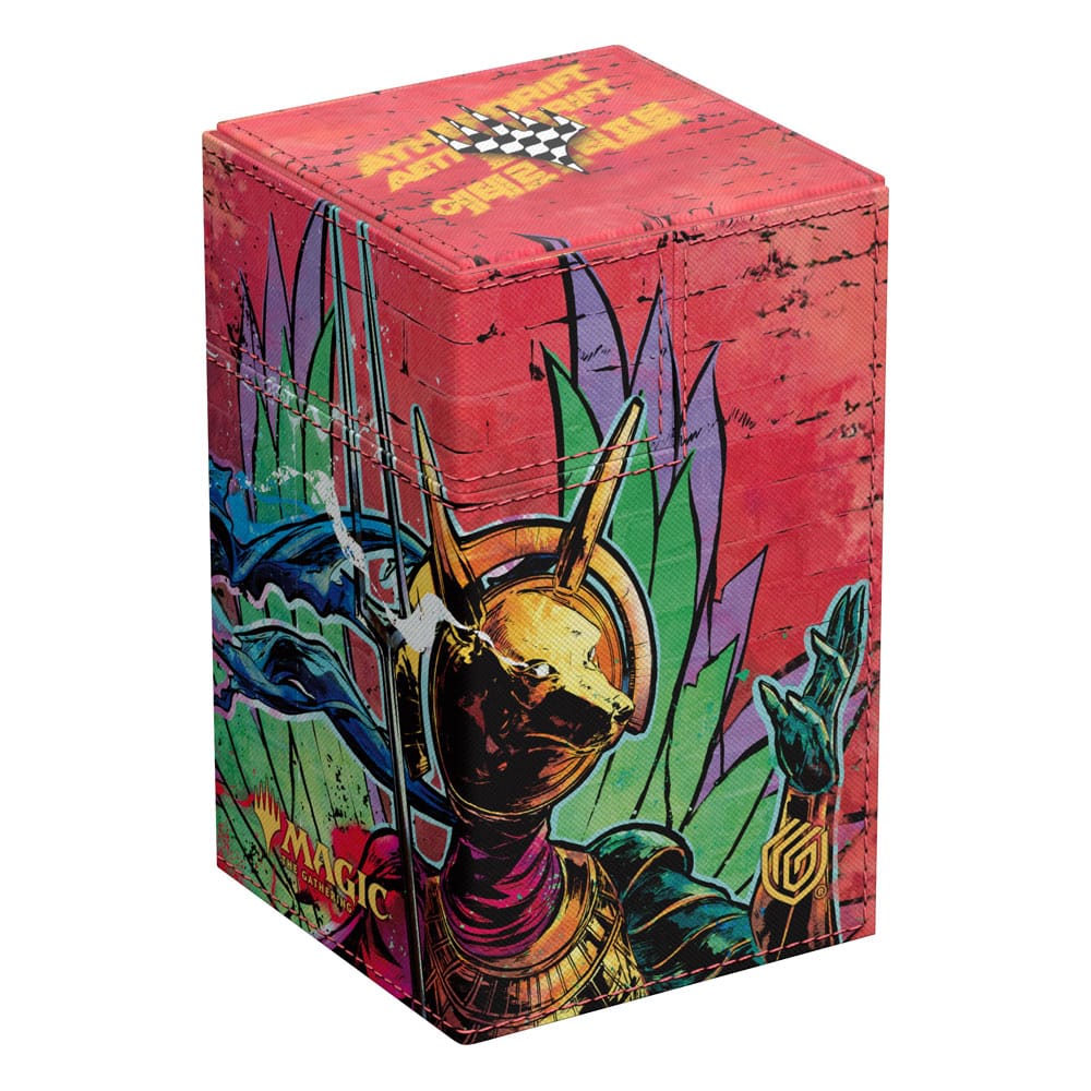 SU ORDINAZIONE Ultimate Guard Flip'n'Tray 100+ Xenoskin Magic: The Gathering "Aetherdrift" - Hazoret, Godseeker *PREZZO SPECIALE*