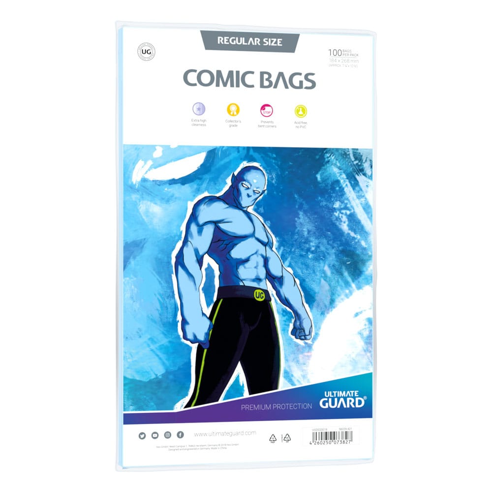 SU ORDINAZIONE Ultimate Guard Comic Bags Standard (100) - Regular Size