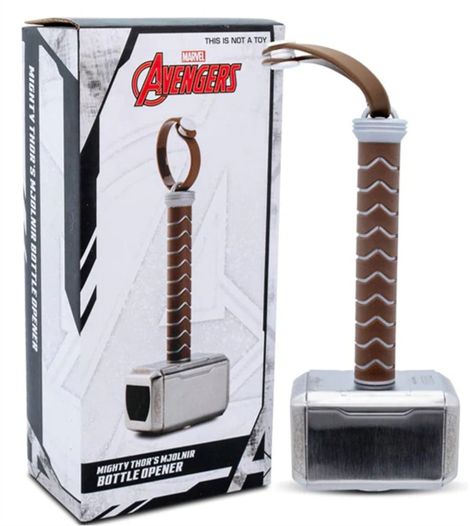SU ORDINAZIONE Marvel Bottle Opener Mjolnir Hammer (Thor's Hammer) 16 cm