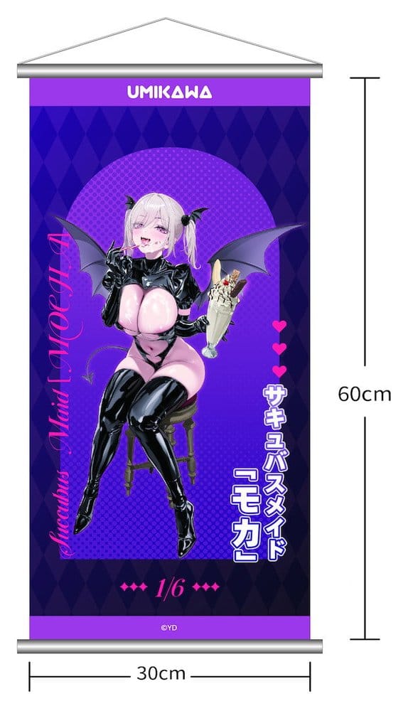 PREORDINE+ 09/2027 Original Character PVC Figure 1/6 Succubus Maid Moka Deluxe Edition 22 cm