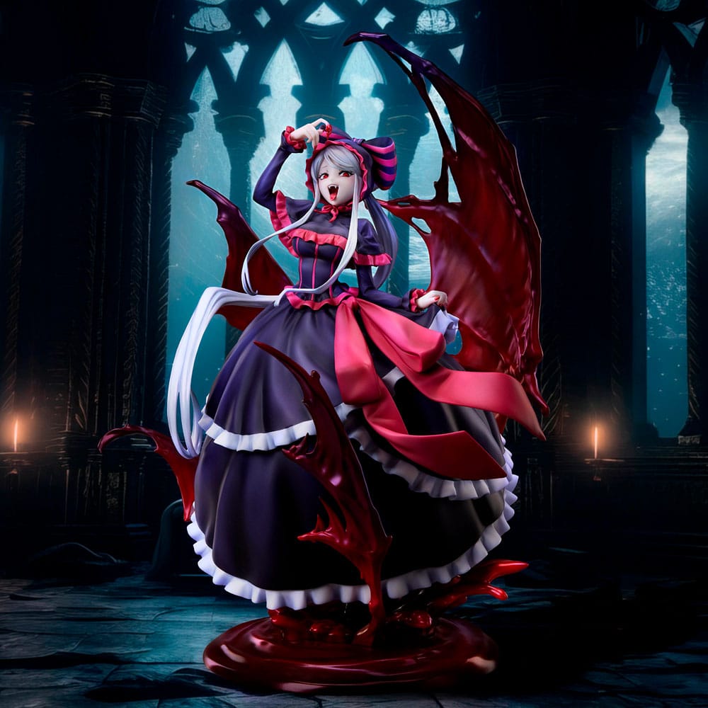 PREORDINE+ 04/2026 Overlord PVC Statue 1/6 Shalltear Bloodfallen 10th Anniversary so-bin Ver. 31 cm