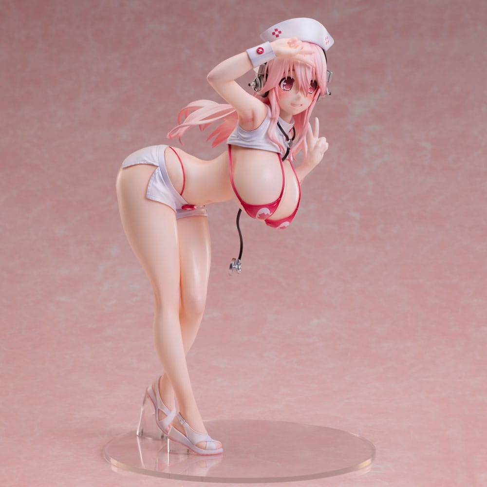 VORBESTELLUNG+ 07/2026 (NICHT STORNIERBAR) Super Sonico PVC-Statue 1/6 Super Sonico Nurse Bikini Ver. 22 cm
